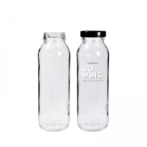 250ml Round Glass Sauce Bottle & Twist-Off Lid