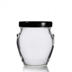 106 ml Orcio stiklinis indelis ir nusukamas dangtelis
