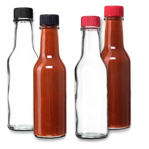 Bottiglia di salsa Woozy da 5 oz 150 ml cù tappu di plastica