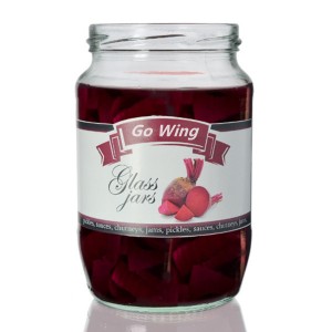 700ml Clear Glass Food Jar & Twist-Off Lid