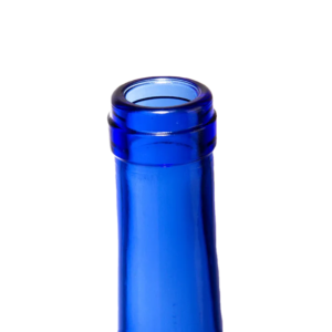 750 ml koboltblå Bordeaux vinflaskor