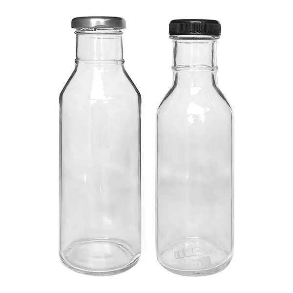 350ml LycopersiciSusceptibility Hot Sauce Glass Bottle with Black Plastic Cap