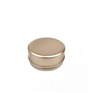 5ml Gold Paint Cosmetic Storage Aluminium Can With Lid