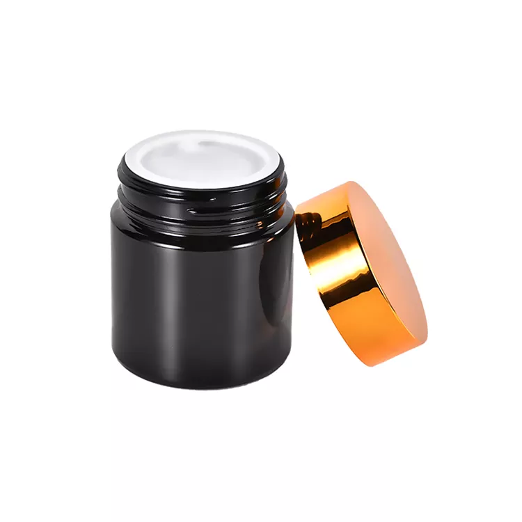 5g Amber Glass Ointment Jar And Plating Cover
