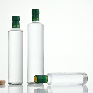 100ml Botol Minyak Zaitun Dorica dengan Penutup Plastik/Aluminium dengan Sisipan Penuang