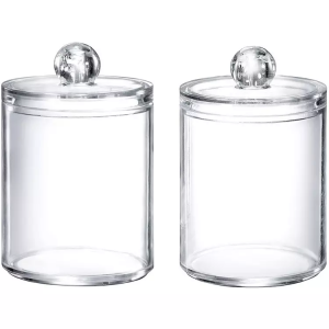 Rezervuari akrilik plastik transparent cilindrike 150 ml me cilësi të lartë