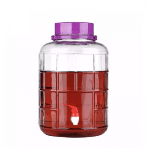 1L Innovativ Glas Pickle Opbevaringstank med Vandhanekontakt