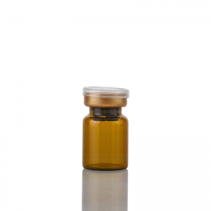 5ml fľaša s lyofilizovaným práškom s nízkym obsahom borosilikátového skla