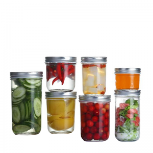 100ml Multifunctional Glass Food Storage Jars With Aluminum Lid