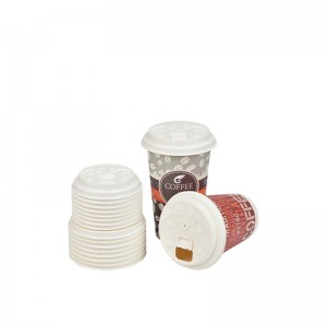 D80/D90(mm) Disposable Cup Lid Bagasse Pulp Para sa Biodegradable nga Botelya