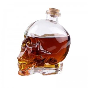 Skull Glass Bottle Nightclub Wine Cup 750ml