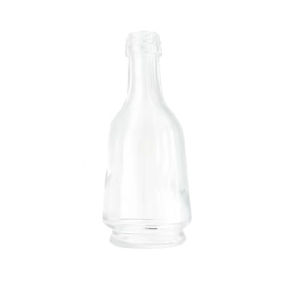 Kleine Klarglasflaschen mit Deckel
