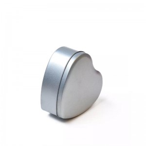 150ml Wholesale Customizable Logo Pattern Eco Heart Shated Tin Box