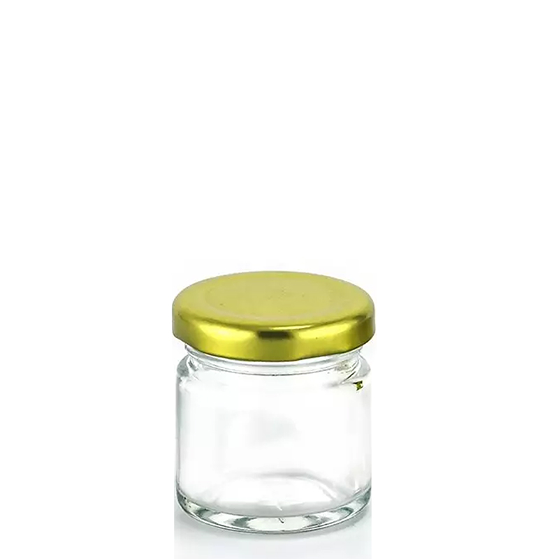 Wholesale round classic high quality transparent honey jar (1)