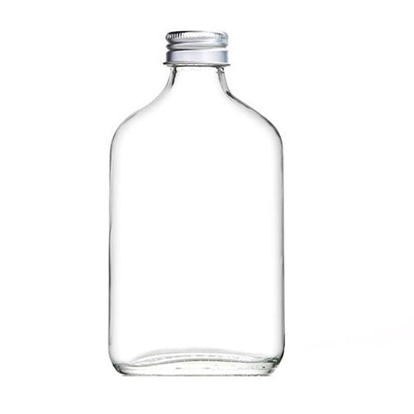 OEM Supply Dropper Glass Bottles - 100ml Glass Spirit Flask Bottle & Aluminium Cap – GO WING