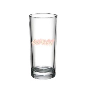 270 мл прозрачна висока стъклена чаша с цилиндрична форма