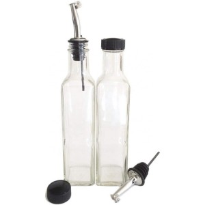 100 ml Marasca olivenolie flaske med plastik/aluminium låg med hældeindsats
