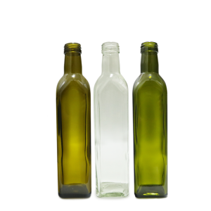 Glazen Marasca-fles van 250 ml met schenktop