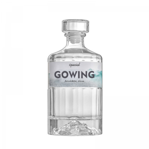 500мл Creative Transparent Mountain Viewing Glass Spirit Bottle
