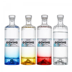 500ml Creative Transparant Mountain Viewing Glass Spirit Bottle