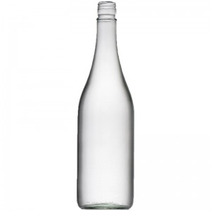 בקבוק ביתי מזכוכית 750 מ"ל עם פקק אלומיניום 750 מ"ל