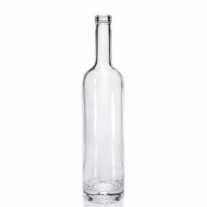 Botella de vino de vidrio transparente de 375 ml