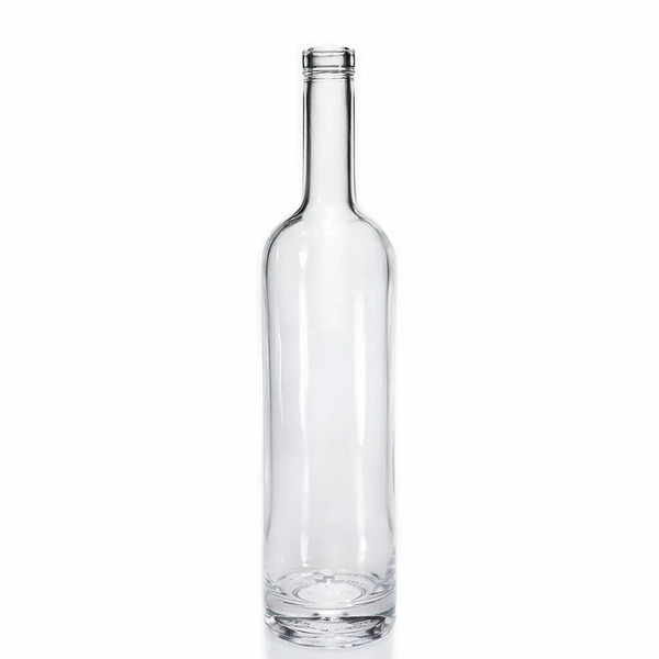 375 ml skaidraus stiklo vyno butelis