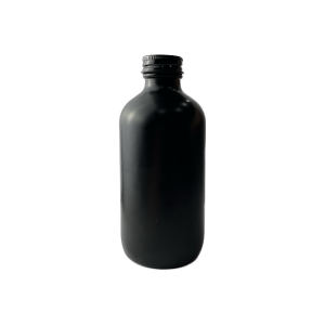 250 ml steklenica iz črnega stekla z navojnim pokrovčkom