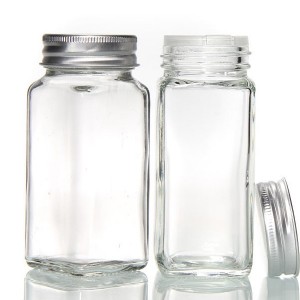 220ML Japanese Style Square Glass Beverage Jar