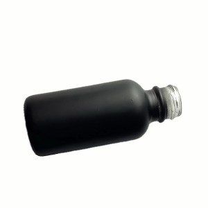 Black Glass Dropper Bottles with Tapered Glass Dropper