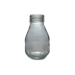 340ml Bottiglia di Latte di Vetru di Forma Quadrata cù Tappa Plastica