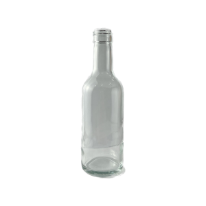 स्क्रू कैप के साथ 187 मिलीलीटर वाइन स्पिरिट ग्लास की बोतल