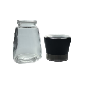 170 मिलीलीटर थोक प्लास्टिक ग्लास नमक और काली मिर्च मिल ग्राइंडर सेट