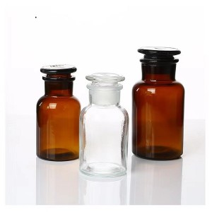 250ml Vintage Glass Apothecary Clear Jars
