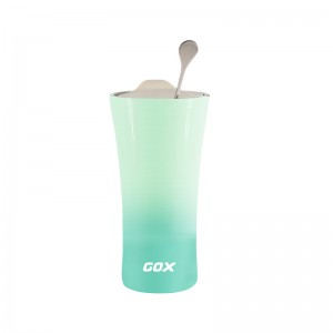 GOX China OEM Insulated Tumbler With Lid and Spoon