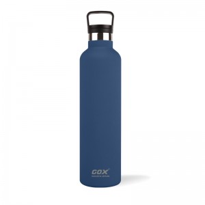 GOX China OEM Dual-wall Insulated Stainless Steel Water Bottle With Handle