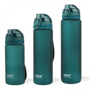 GOX China OEM Auot Open Tritan Bottle with Carry Strap