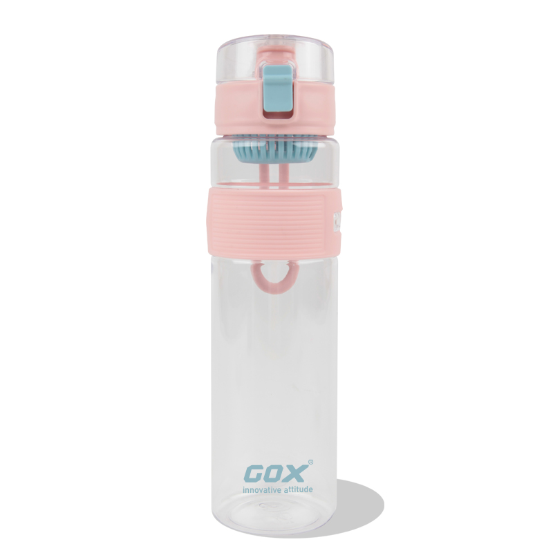 GOX China OEM BPA FREE Water Bottle with Portable Strap and Infuser 1