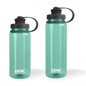 GOX China OEM BPA Free Dual Lid Tritan Water Bottle with Carry Loop