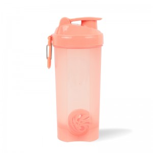 GOX China OEM BPA Free Protein Shaker Bottle with Carry Loop