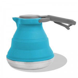 GOX China OEM Camping Foldable Silicone Kettle