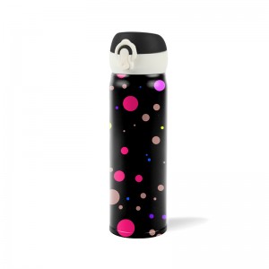 GOX China OEM Dual-wall Insulated Stainless Steel Water Bottle With Flip Top