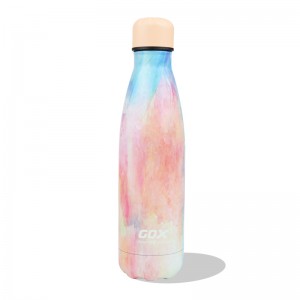 GOX China OEM Dual-wall Vacuum Insulated Stainless Steel Water Bottle
