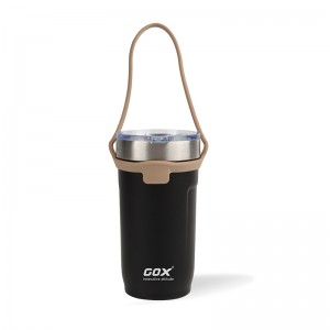 GOX China OEM Insulated Tumbler with Carrying Strap