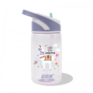 High definition Collapsible Water Bottle - GOX China OEM Kids Tritan Water Bottle with Spout Lid – Rock