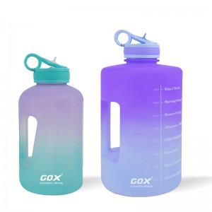 GOX China OEM Leakproof BPA Free Sports Water Bottle with Straw Lid
