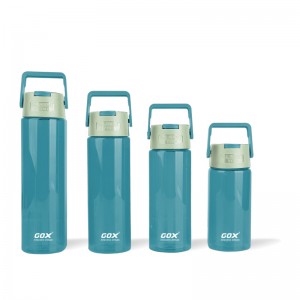 GOX China OEM Sports Tritan Water Bottle with Flip Nozzle and Carry Handle