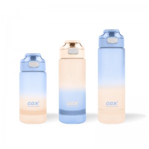 GOX China OEM Sports Tritan Water Bottle with Wide Mouth