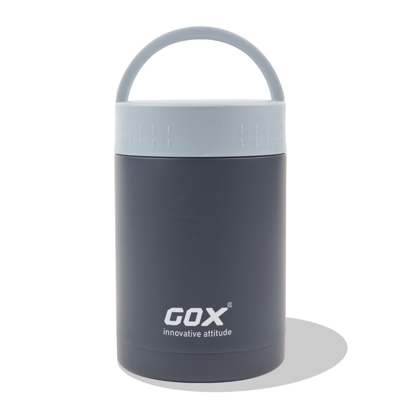GOX China OEM Stainless Steel Vacuum-Insulated Food Container with Carry Handle