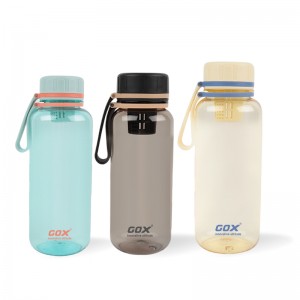 GOX China OEM Tritan Water Bottle with Silicone Strap